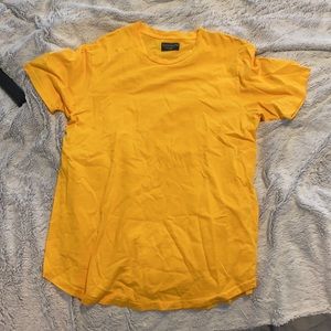 MENS GOODLIFE ORANGE SCOOP NECK TEE